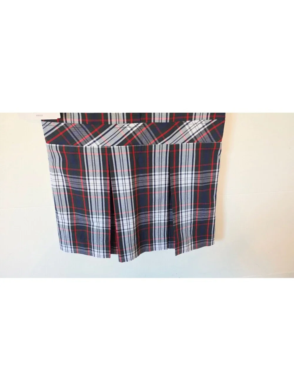 NWT Becky Thatcher Elderwear Girls Plaid School Uniform Pleated Dress, Sz 5, #97